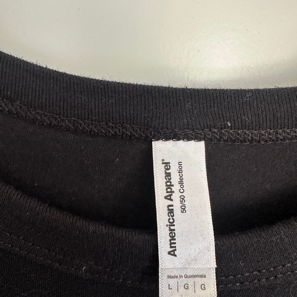 American Apparel Black Tacos & Tequila Graphic Tee - Picture 3 of 4